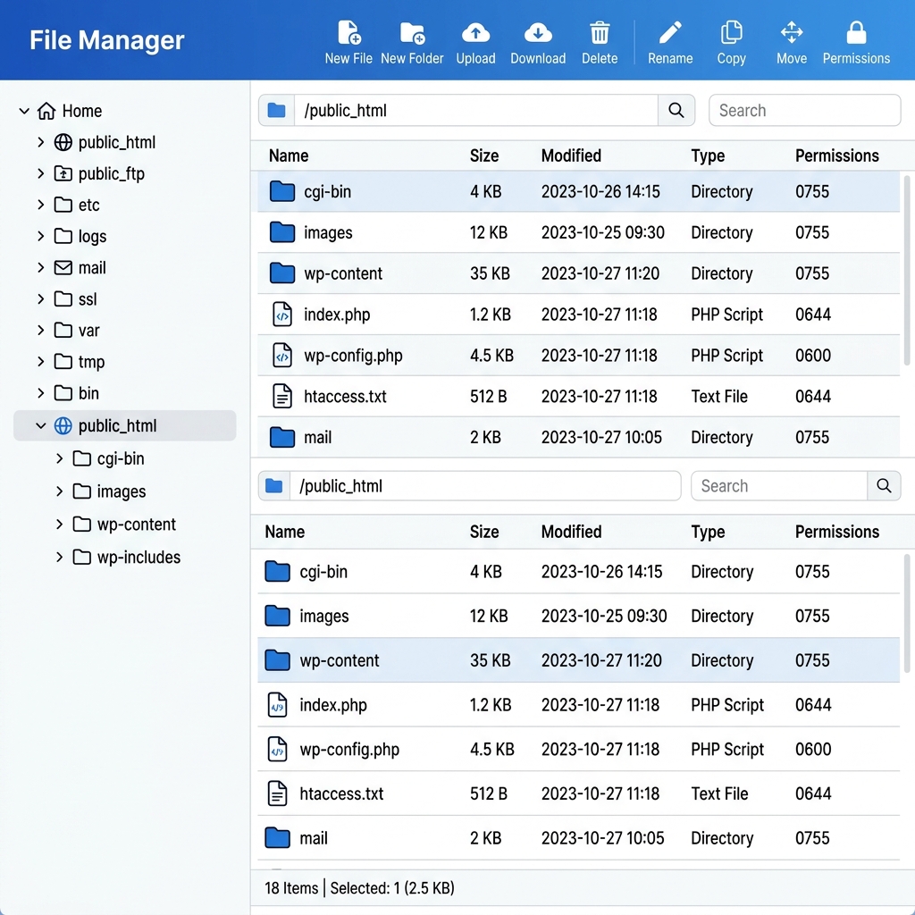 cPanel Files