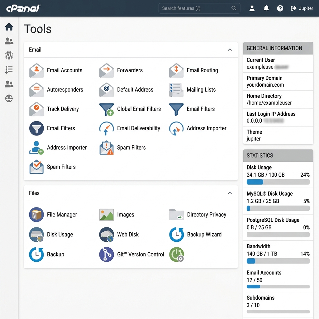 cPanel Tools